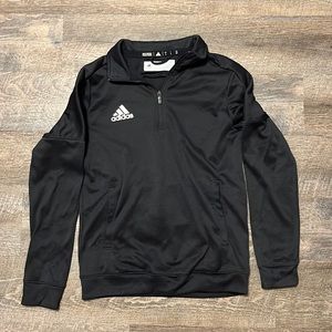 Adidas Black 1/4 zip